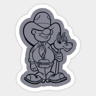 Good guy cowboy Sticker